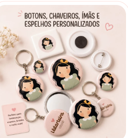 Bottons personalizados Lêdarteira